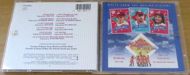 SOUNDTRACK: A LEAGUE OF THEIR OWN O.S.T. CD [Shelf V Box 5]