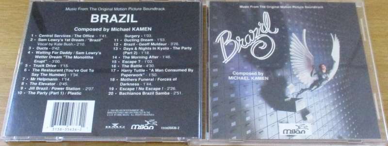 SOUNDTRACK: BRAZIL O.S.T. CD [Shelf V Box 5]