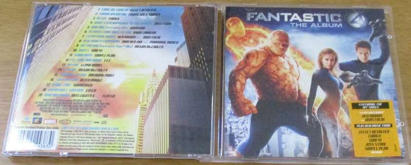 SOUNDTRACK: THE FANTASTIC FOUR O.S.T. CD [Shelf V Box 5]