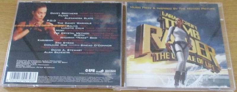 SOUNDTRACK: LARA CROFT TOMB RAIDER the cradle of life O.S.T. CD [Shelf V Box 5]