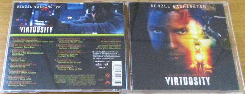 SOUNDTRACK: VIRTUOSITY O.S.T. CD [Shelf V Box 6]
