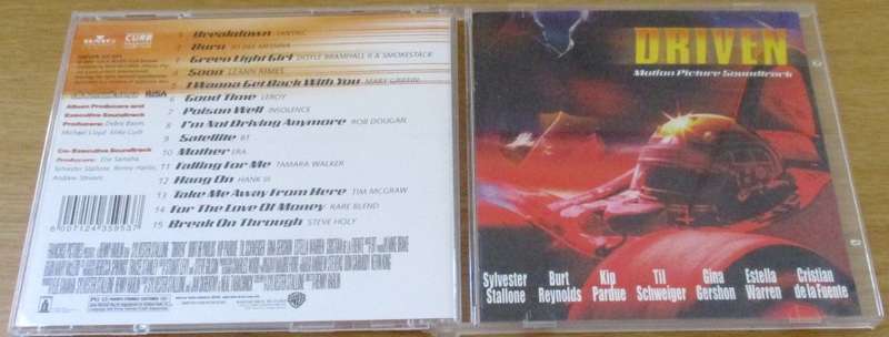 SOUNDTRACK: DRIVEN O.S.T. CD [Shelf V Box 6]