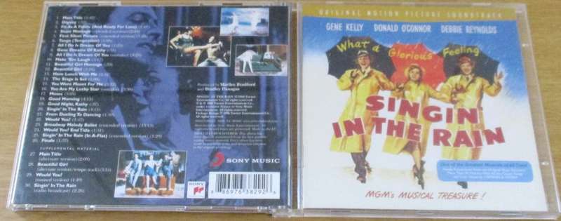 SOUNDTRACK: SINGIN` IN THE RAIN  O.S.T. CD [Shelf V Box 6]
