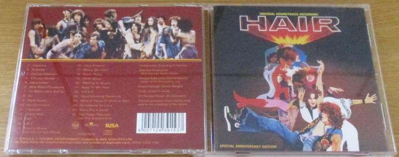 SOUNDTRACK: HAIR O.S.T. CD [Shelf V Box 6]