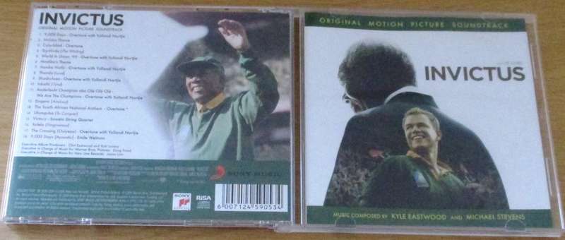 SOUNDTRACK: INVICTUS O.S.T. CD [Shelf V Box 6]