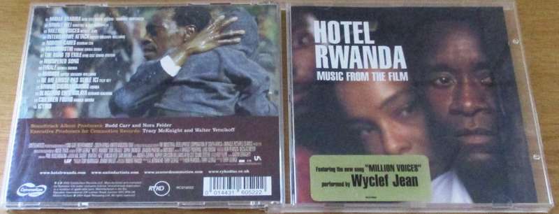 SOUNDTRACK: HOTEL RWANDA O.S.T. CD [Shelf V Box 6]