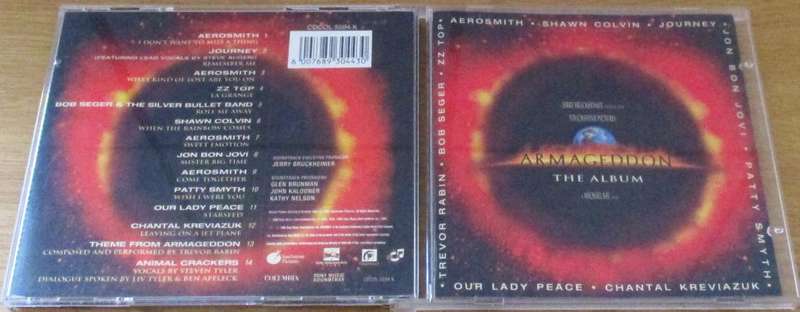 SOUNDTRACK: ARMAGEDDON The Album O.S.T. CD [Shelf V Box 6]