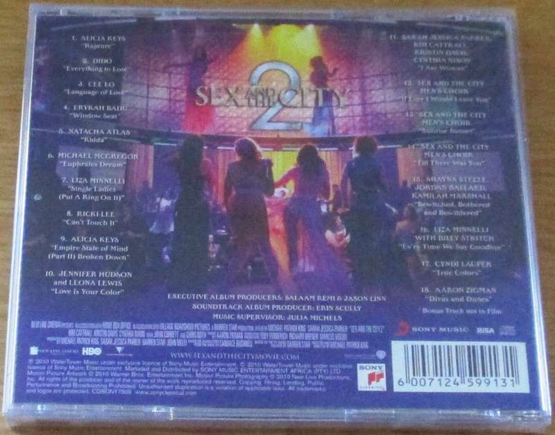 SOUNDTRACK: SEX AND THE CITY O.S.T. CD [Shelf V Box 6]