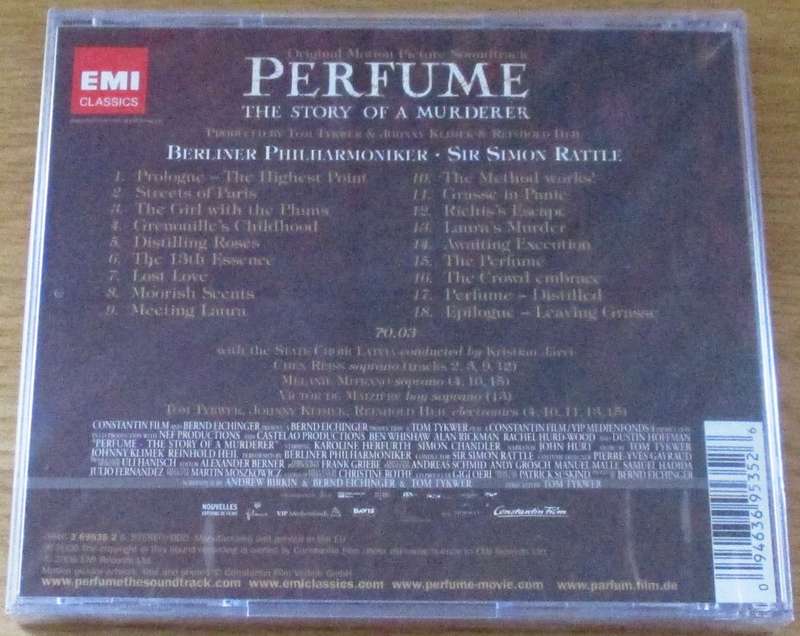 SOUNDTRACK: PERFUME THE STORY OF A MURDERER O.S.T. CD [Shelf V Box 6]