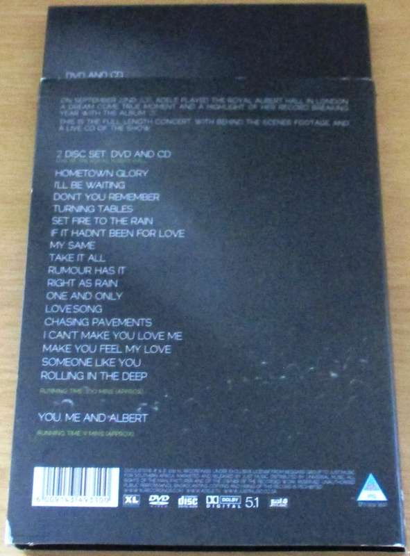 ADELE Live at the Royal Albert Hall DVD