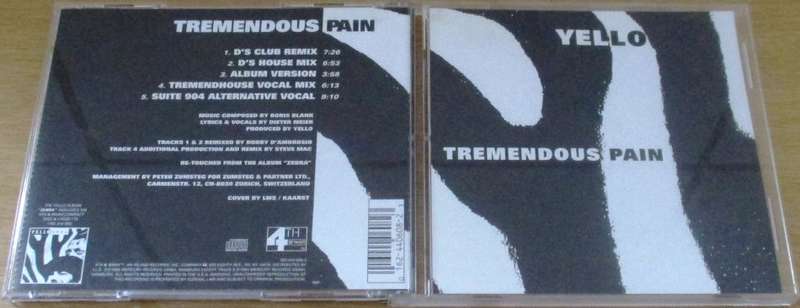 YELLO Tremendous Pain CD [S/R]