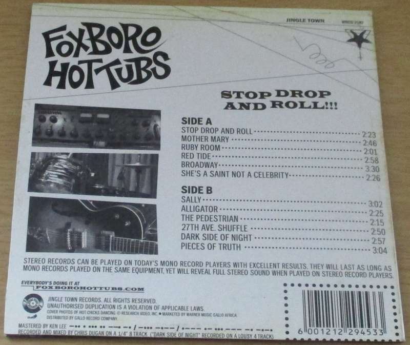 FOXBORO HOT TUBS Stop Drop and Roll!!! CD [cardsleeve box] Green Day side project