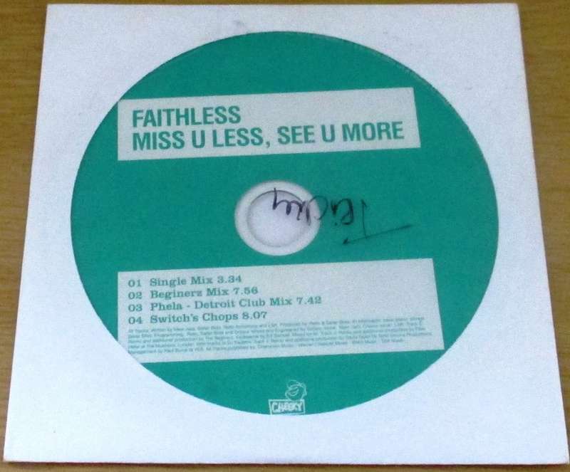 FAITHLESS Miss U Less, See U More GREEN CD [cardsleeve box]