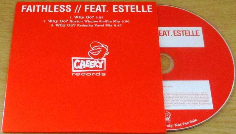FAITHLESS Why Go? Feat. Estelle CD [cardsleeve box]