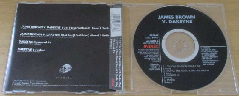 JAMES BROWN VS. DAKEYNE I Got You [I Feel Good] CD [S/R]