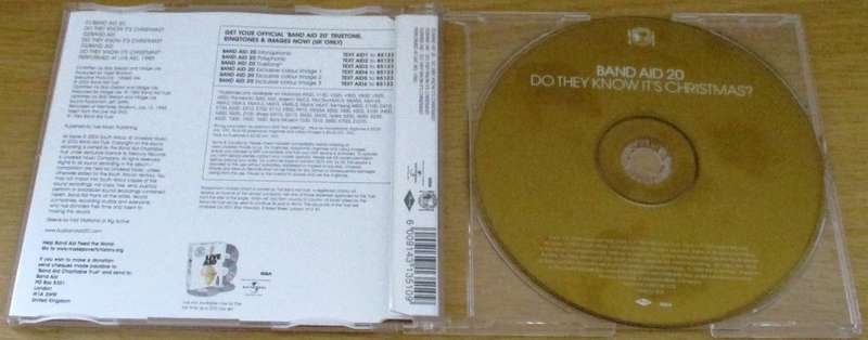 BAND AID 20 Do They Know It`s Christmas? CD [S/R]