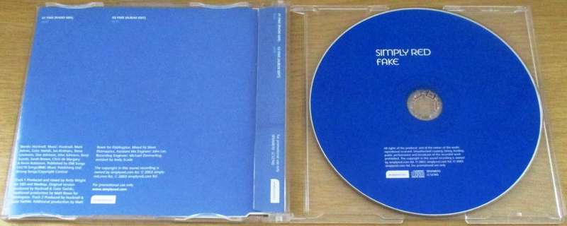 SIMPLY RED Fake CD Single  [S/R]