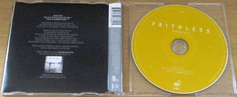 FAITHLESS Tarantula CD Single  [S/R]