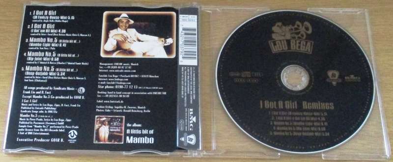 LOU BEGA I Got a Girl CD Single  [S/R]