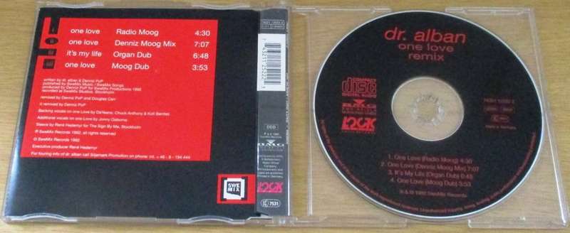 DR ALBAN One Love CD Single  [S/R]