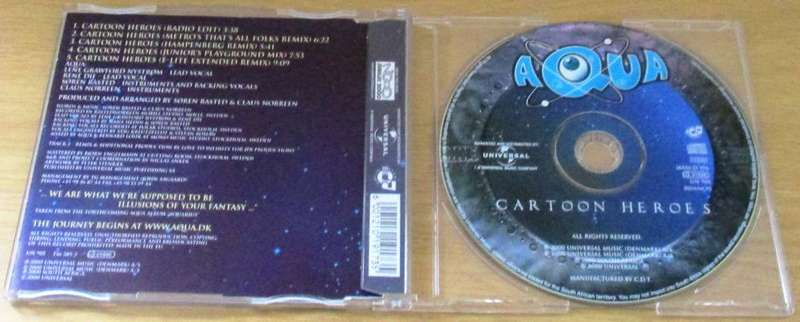 AQUA Cartoon Heroes CD Single  [S/R]