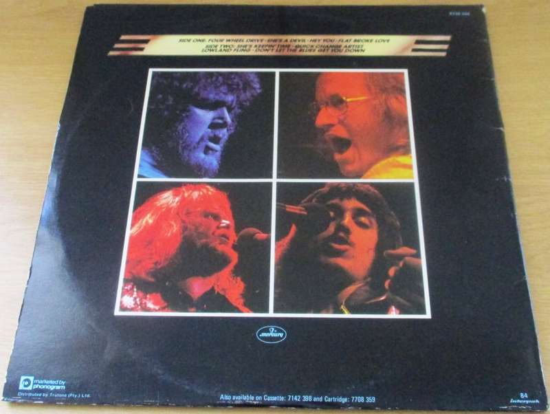 BACHMAN TURNER OVERDRIVE Four Wheel Drive VINYL LP Record