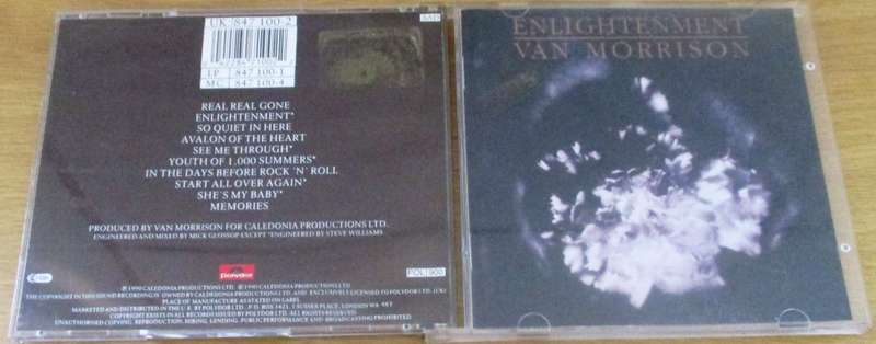 VAN MORRISON Enlightment CD  [Shelf Z Box 2]