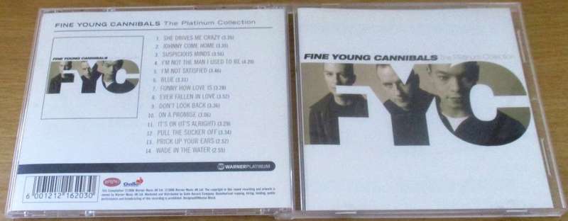 FINE YOUNG CANNIBALS The Platinum Collection CD  [Shelf Z Box 2]