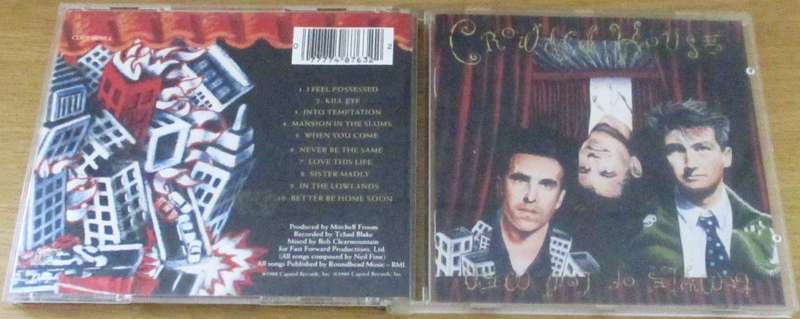 CROWDED HOUSE Temple of Low Men CD  [Shelf Z Box 2]