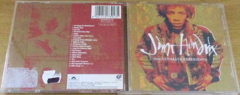 JIMI HENDRIX The Ultimate Experience CD  [Shelf Z Box 2]