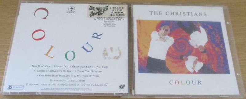 THE CHRISTIANS Colour CD  [Shelf Z Box 6]