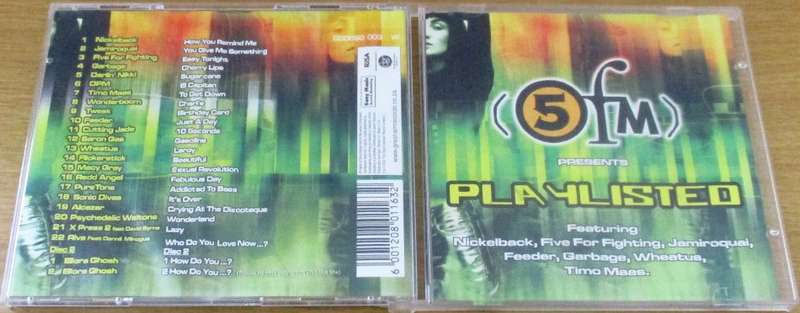 Various 5FM PLAYLISTED 2xCD  [Shelf G Box 3]