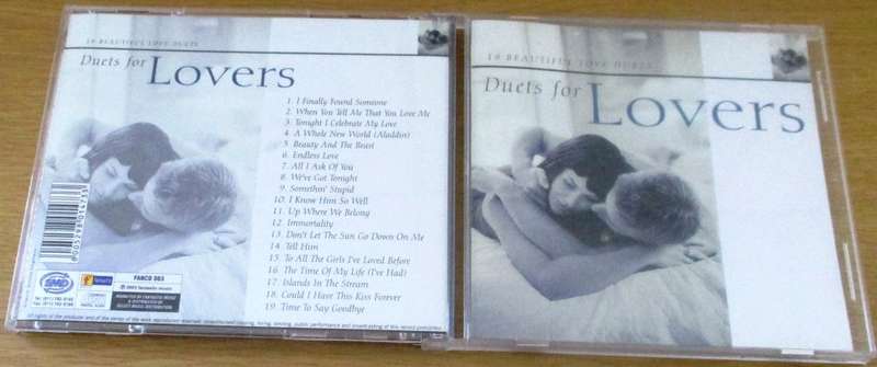 Various DUETS FOR LOVERS CD  [Shelf G Box 7]