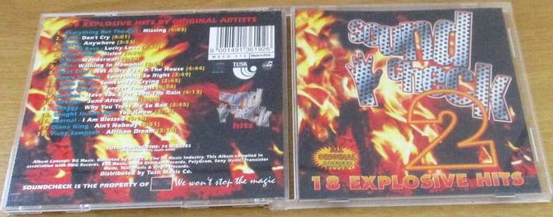 Various SOUND CHECK 2 CD  [Shelf G Box 9]