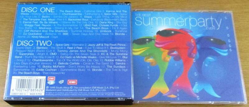 Various THE BEST SUMMERPARTY EVER 2xCD  [Shelf G Box 12]