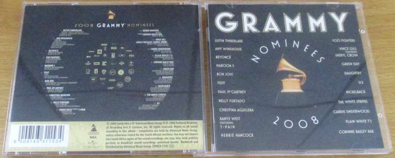Various 2010 GRAMMY NOMINEES CD  [Shelf G Box 10]