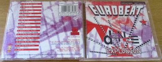 Various EUROBEAT DANCE EXPLOSION CD  [Shelf G Box 15]
