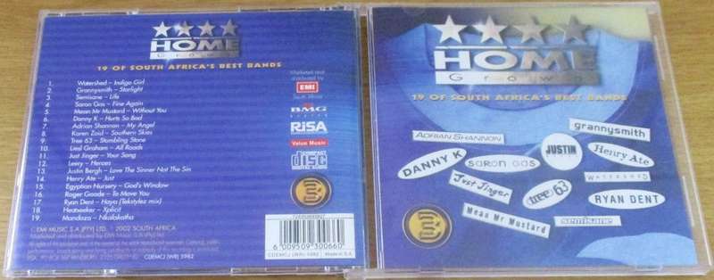 Various HOME GROWN CD  [Shelf G Box 13] Saron Gas Karen Zoid Henry Ate