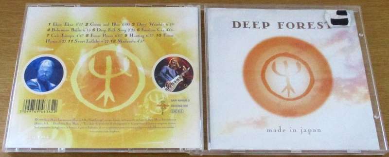 Various DEEP FOREST Made in Japan CD [Shelf G Box 20]
