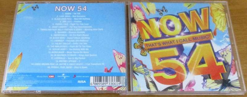 Various NOW THAT`S WHAT I CALL MUSIC 54 CD [Shelf G Box 20]