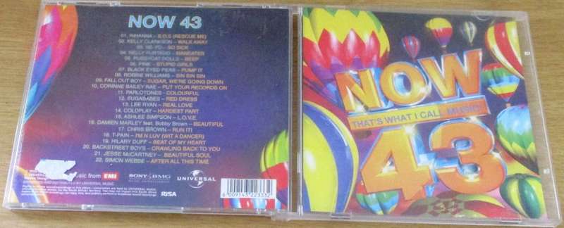 Various NOW THAT`S WHAT I CALL MUSIC 43 CD [Shelf G Box 20]