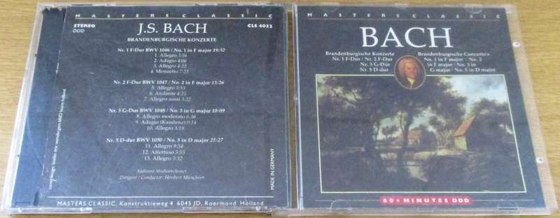 BACH Master Classics CD [Classical Box 4]