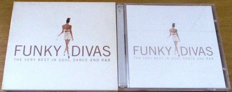 Various FUNKY DIVAS The Very Best in Soul Dance and R+B 2xCD  [Shelf G Box 27]