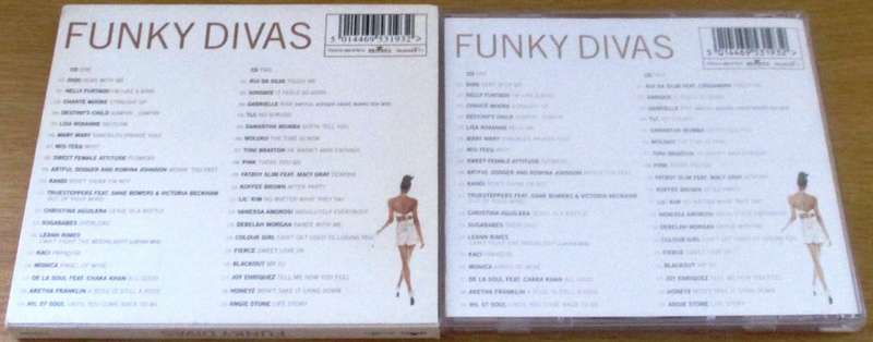 Various FUNKY DIVAS The Very Best in Soul Dance and R+B 2xCD  [Shelf G Box 27]