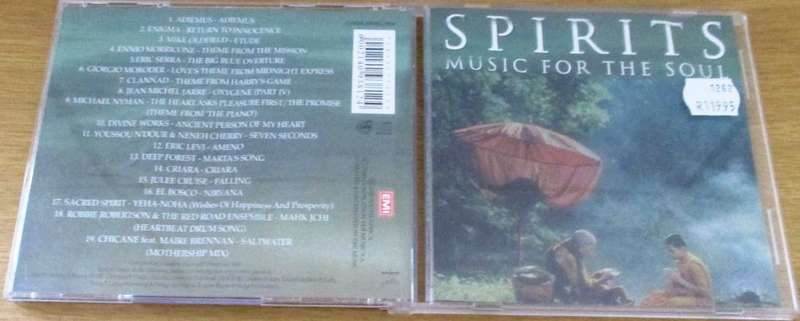 Various  SPIRITS MUSIC FOR THE SOUL CD  [Shelf G Box 27]