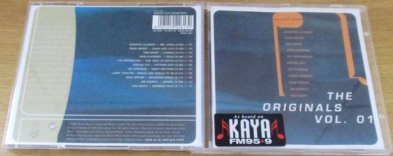 Various SMOOTH JAZZ ORIGINALS CD [Shelf G Box 27] Acoustic Alchemy Lee Ritenour Joe Sample