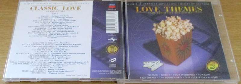 Various LOVE THEMES 2xCD [Shelf G Box 27]