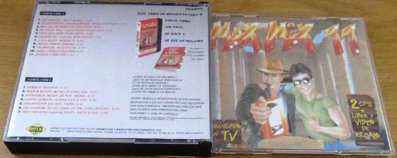 Various MAX MIX 11 2xCD FATBOX [Shelf G Box 27] Technotronic