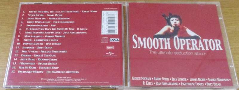 Various SMOOTH OPERATOR The Ultimate Seduction Album [Shelf G Box 27] Lonel Richie George Michael