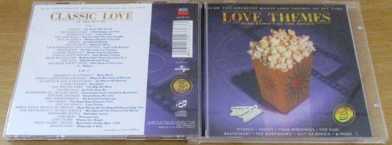 Various LOVE THEMES 2XCD CD [Shelf G Box 25]